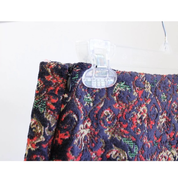 NWT Free People Mixed Print Jacquard Mini Skirt - Picture 9 of 10